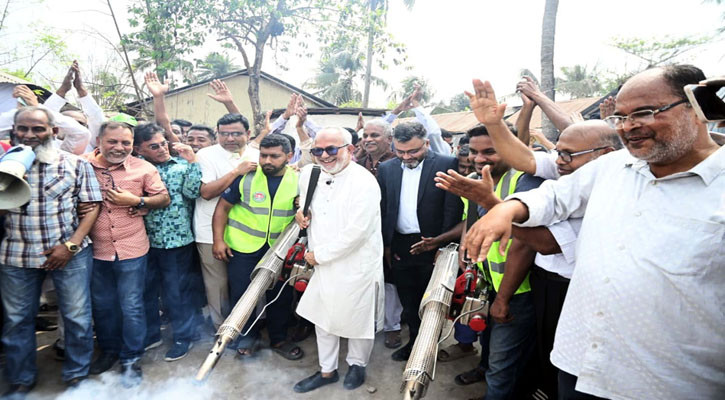 খুলনায় মশক নিধন ও পরিস্কার-পরিচ্ছন্নতা কার্যক্রম শুরু