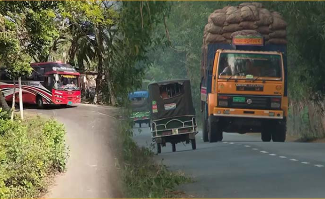 বরগুনা বরিশাল মহাসড়ক চার লেনের দাবি