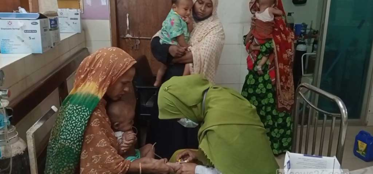 ময়মনসিংহ মেডিকেলে হামের উপসর্গ নিয়ে আরও ৩ শিশুর মৃত্যু