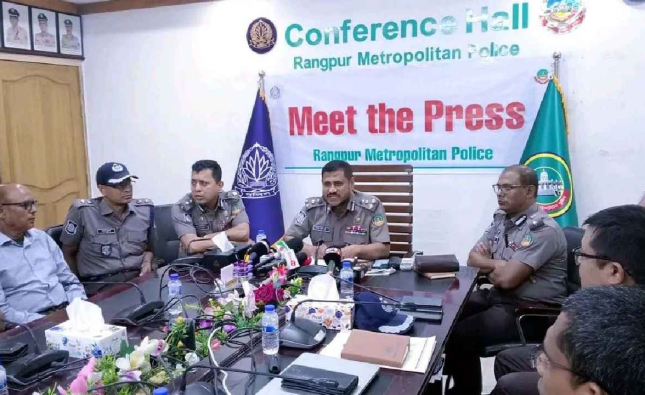 রংপুরকে মাদকমুক্ত করতে সাংবাদিকদের সহযোগিতা চাইলেন কমিশনার