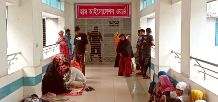 হামের উপসর্গ নিয়ে ময়মনসিংহ মেডিকেলে আরও ২২ শিশু ভর্তি