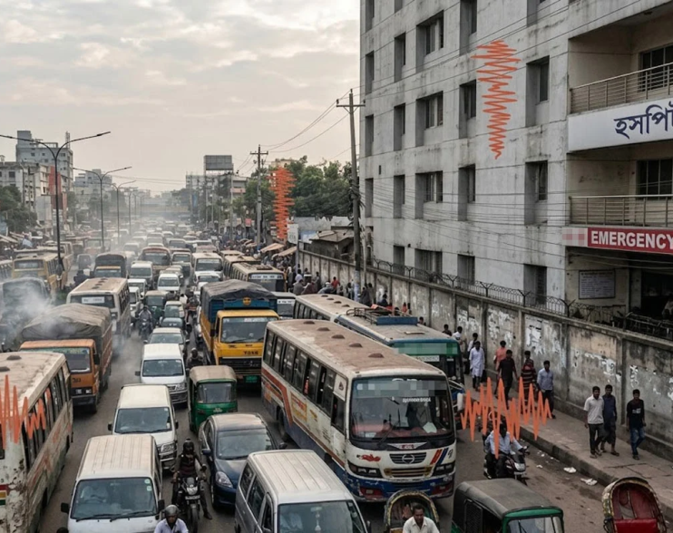 দেশের সর্বোচ্চ শব্দদূষণ চট্টগ্রাম ও রাজশাহীর হাসপাতাল এলাকায়